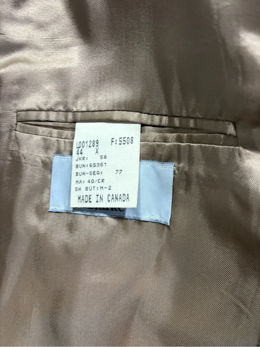 Double-Breasted Blazer in Olive Green W
